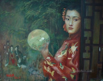 zg053cD167 pintor chino Chen Yifei Pinturas al óleo